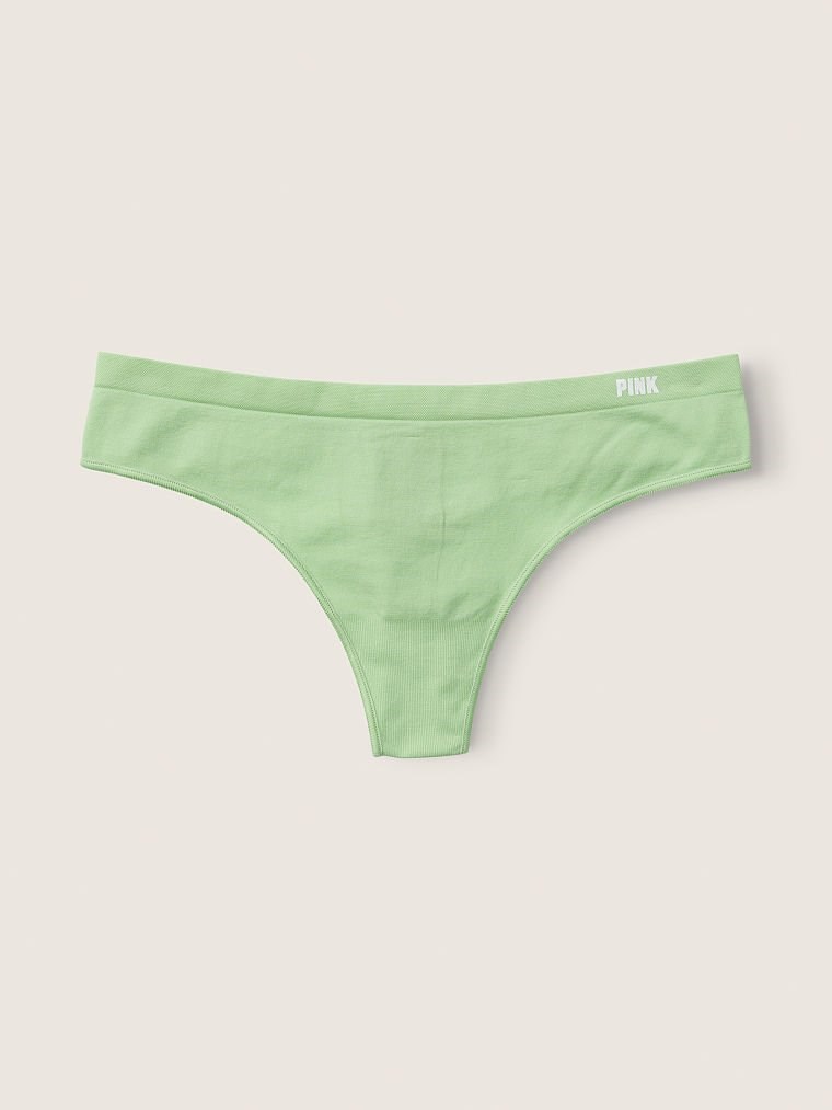 Pink Seamless Tanga Ic Camasiri arka görünümü