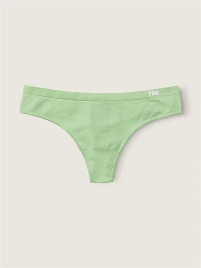 Pink Seamless Tanga Ic Camasiri ön görünüm
