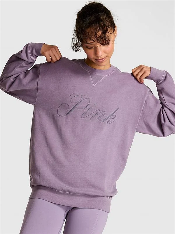Pink Ivy Oversize Bisiklet Yaka Sweatshirt ön görünüm