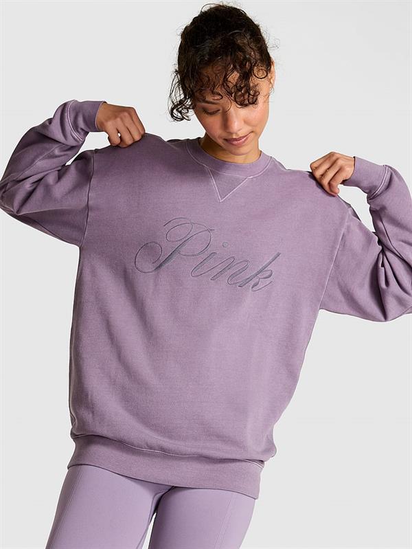 Pink Ivy Oversize Bisiklet Yaka Sweatshirt