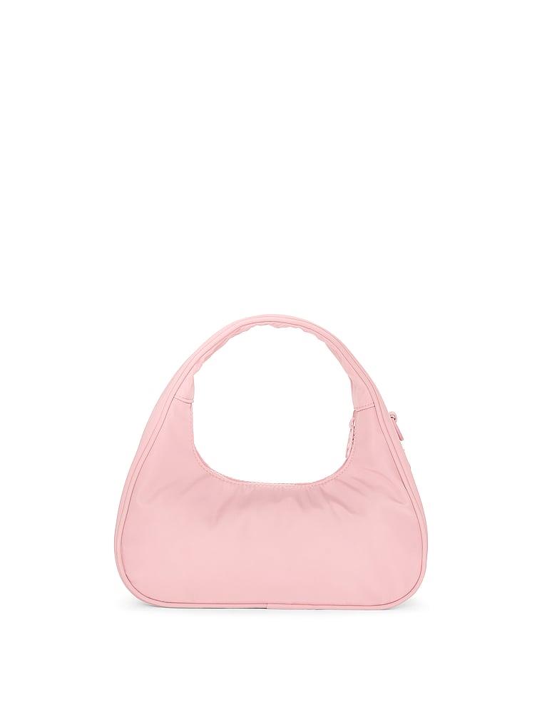 Pink Mini Hobo Çanta arka görünümü
