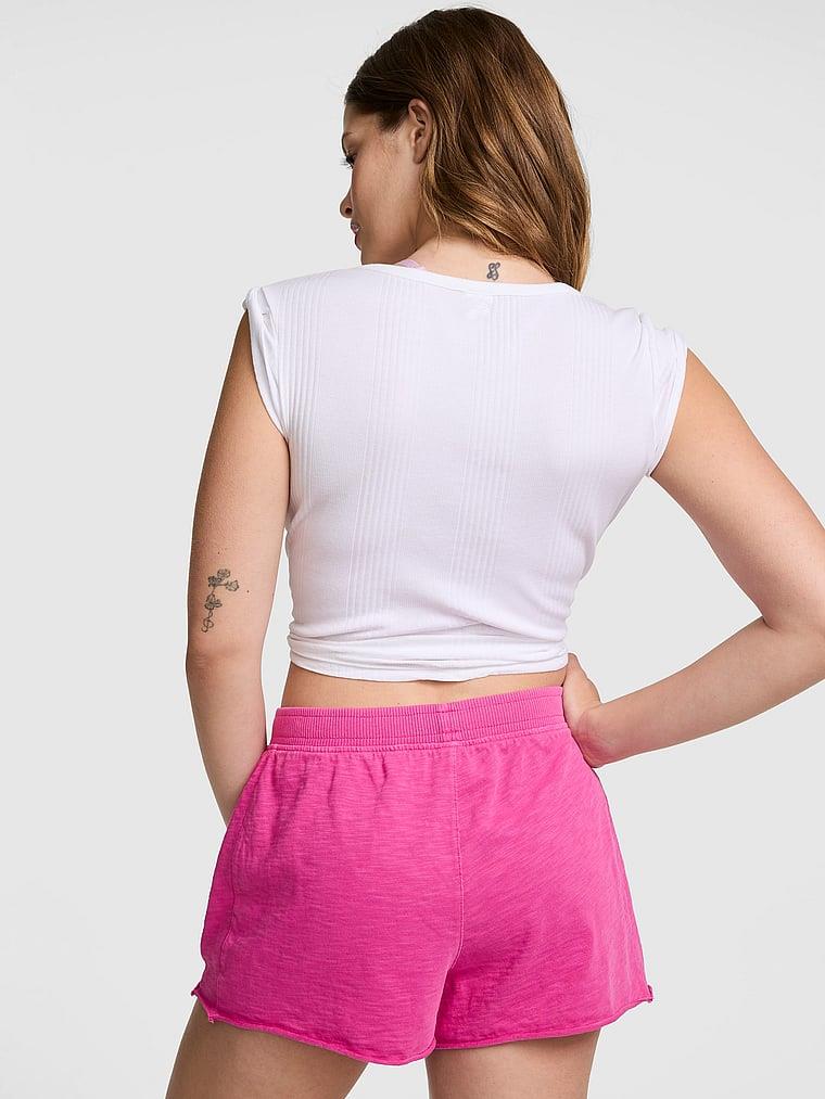 Pink Rahat Kesim Sort arka görünümü