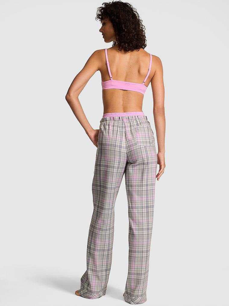 Pink Boyfriend Flanel Pijama Alti arka görünümü