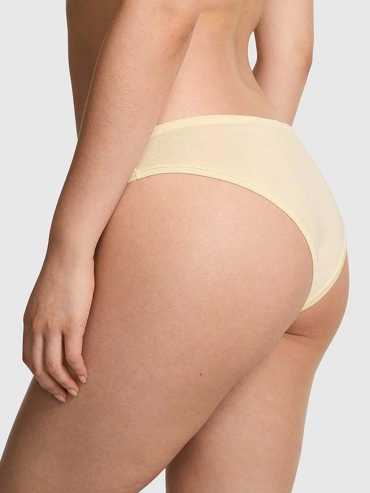 Pink Pamuklu Cheeky Kulot arka görünüm