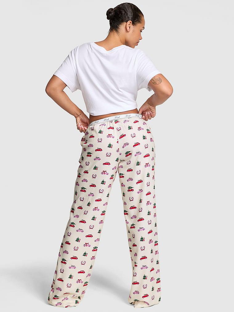 Pink Flanel Pijama Alti arka görünümü