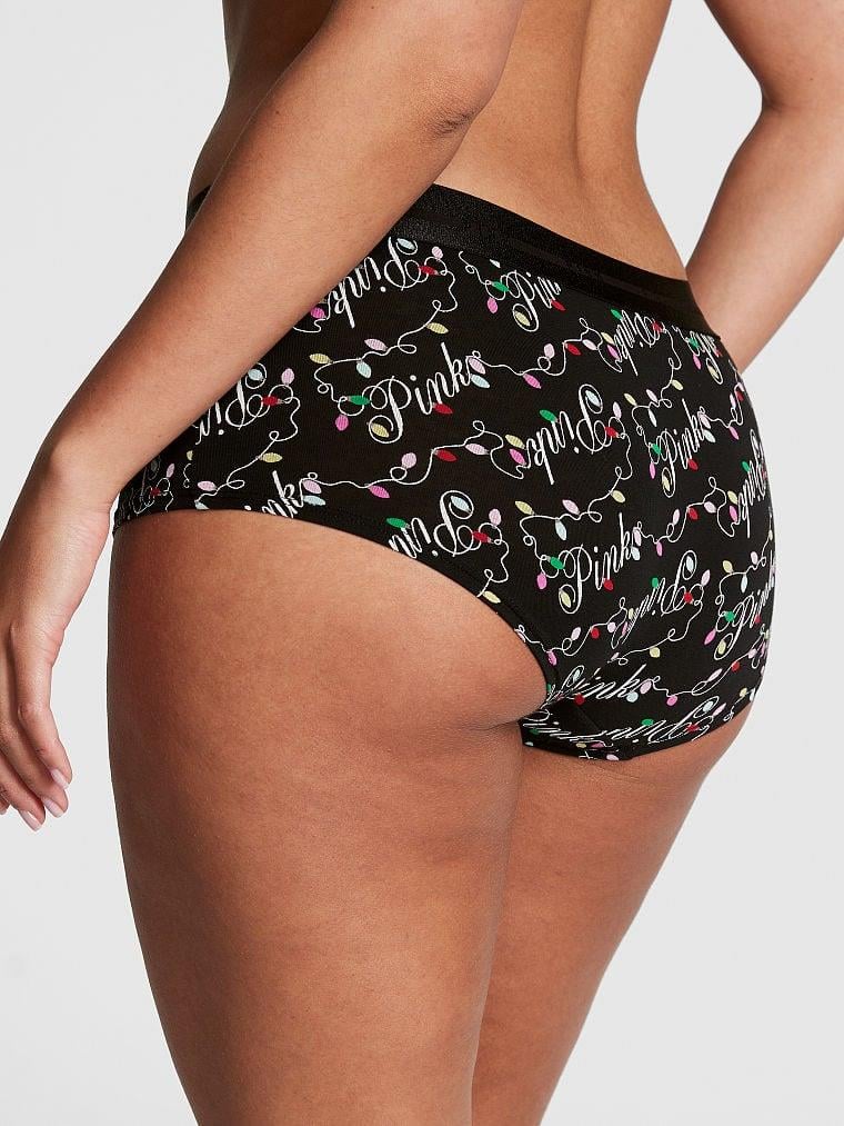Pink Logolu Boyshort Kulot arka görünümü