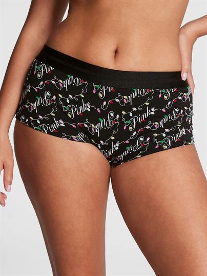 Pink Logolu Boyshort Kulot