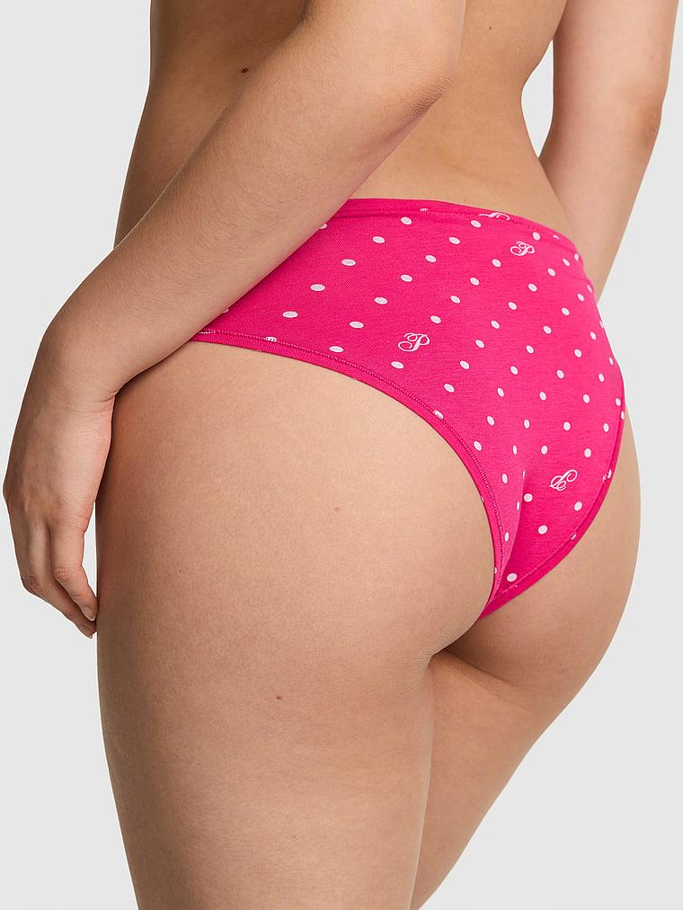 Pink Pamuklu Cheeky Kulot arka görünüm