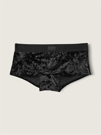 Pink Kadife Shortie Kulot ön görünüm