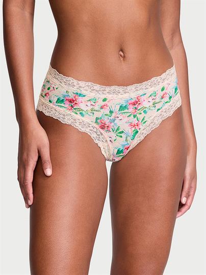 Beli Dantelli Pamuklu Cheeky Kulot ön görünüm