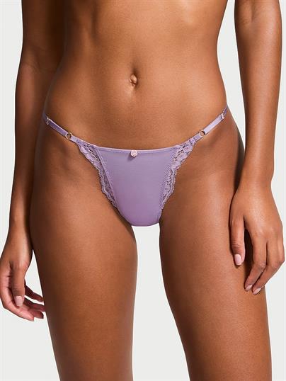Dantel Kenarli Ayarlanabilir Ipli Bikini Kulot