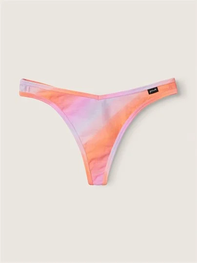 Pink Pamuklu Tanga Kulot ön görünüm