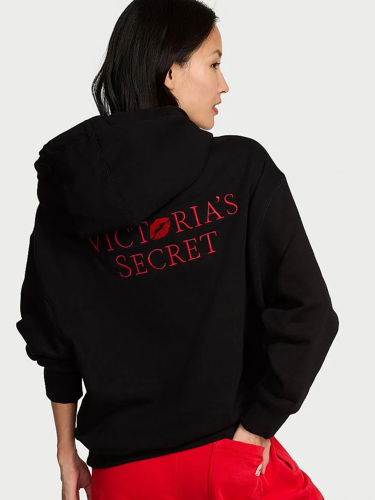 Victorias Secret Backstage Kapusonlu Ust arka görünüm