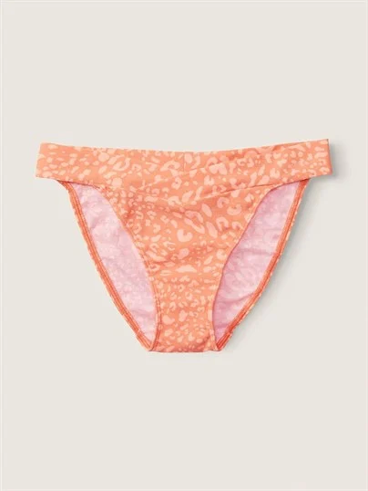 Pink Capraz Bel Bantli Pamuklu Bikini Kulot