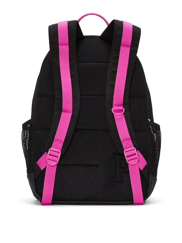 Pink Kanvas Sirt Çantası arka görünümü