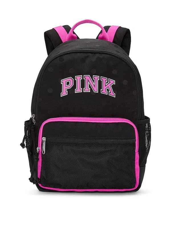 Pink Kanvas Sirt Çantası ön görünüm