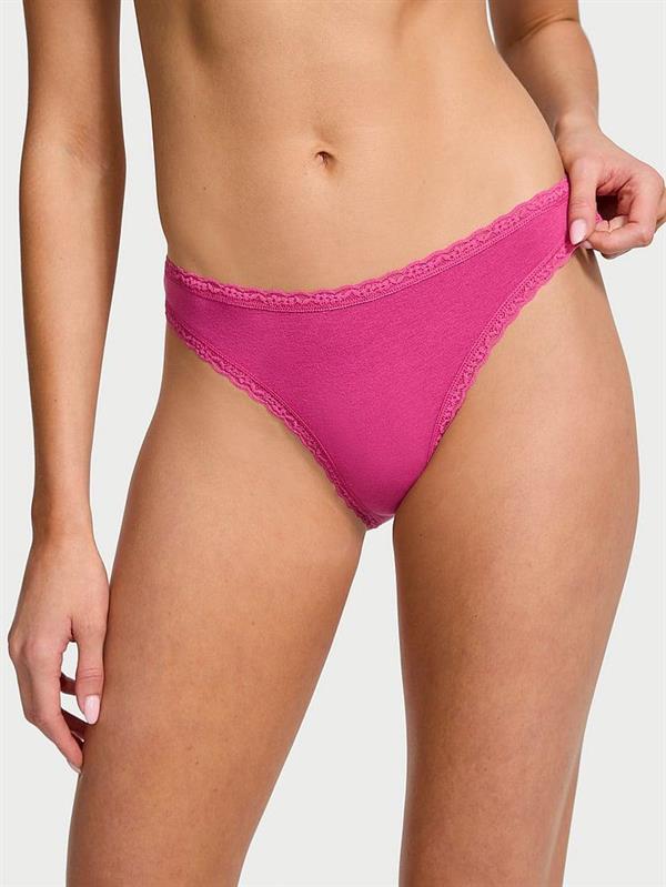 Dantelli Pamuklu Bikini Kulot