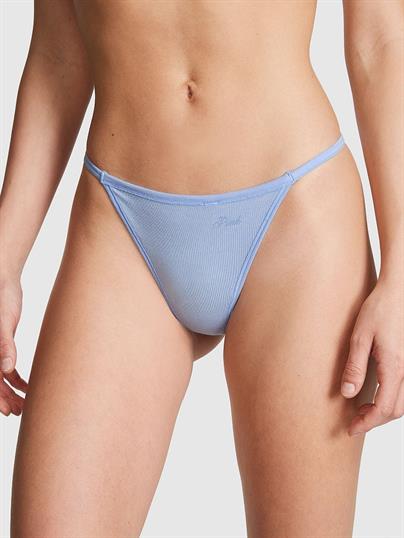 Pink Pamuklu V String Kulot
