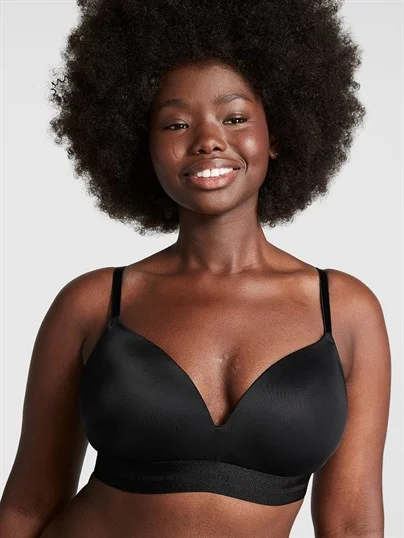 Victorias S Secret Pink Wear Everywhere Balensiz Push Up Sütyen ön görünüm