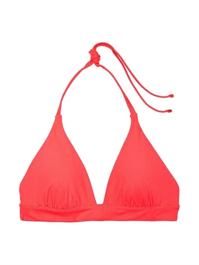Boyundan Baglamali Push Up Bikini Ustu ön görünüm