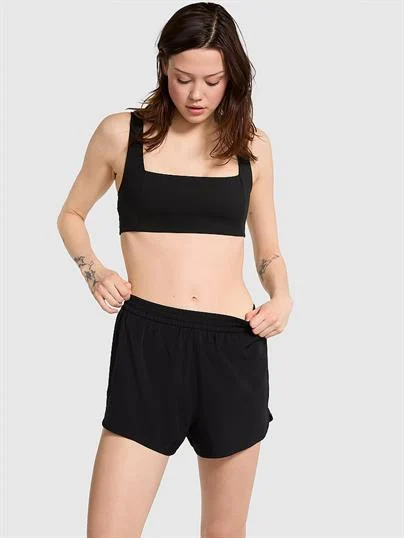 Pink Tech Stretch Kosu Sortu ön görünüm