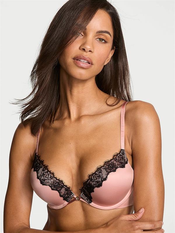 Bombshell Iki Beden Buyuk Gosteren Dantelli Push Up Sütyen