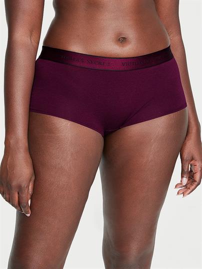 Logolu Pamuklu Boyshort Kulot