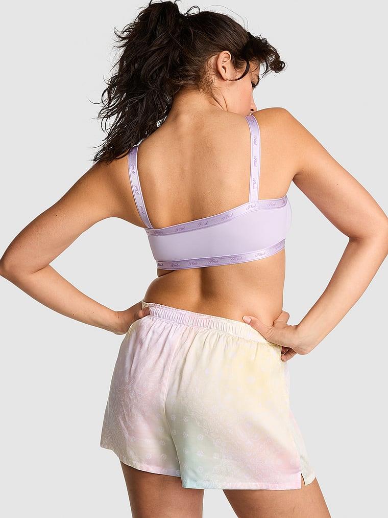 Pink Ipeksi Pijama Sortu arka görünümü