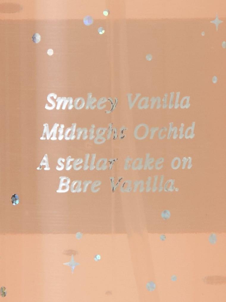 Bare Vanilla Starlit Vücut Spreyi arka görünümü