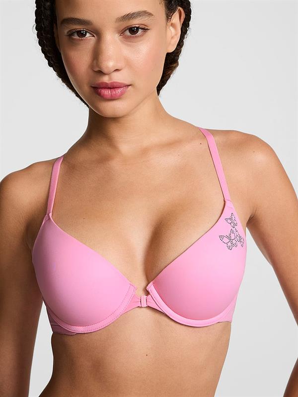 Pink Wear Everywhere Önden Kopcali Push Up Sütyen
