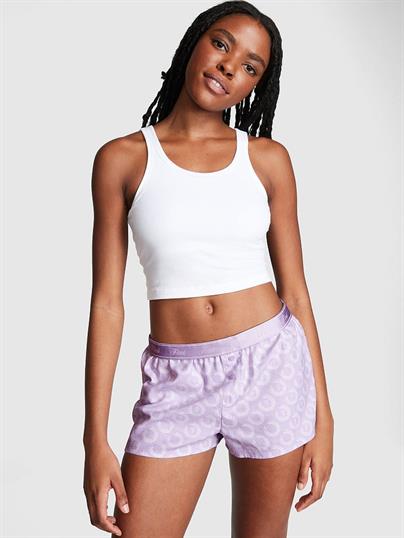 Pink Pamuklu Boxer Sort