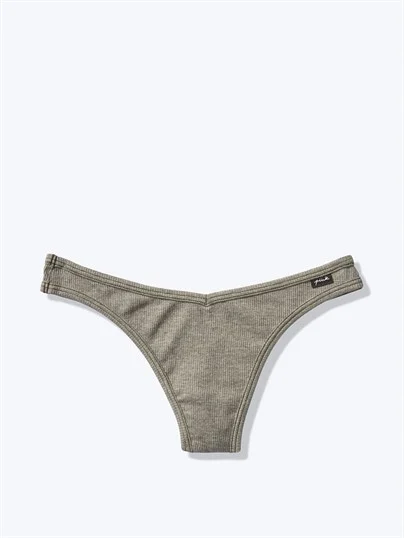 Pink Pamuk Tanga Kulot