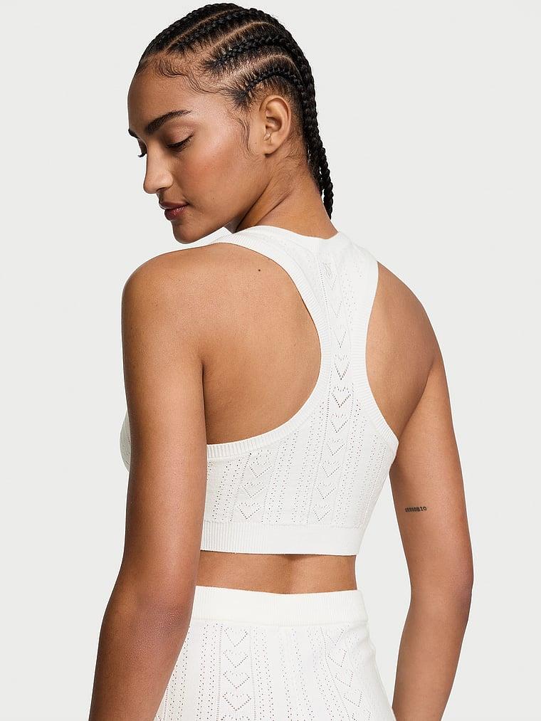Luks Kalpli Pointelle Bralet arka görünümü