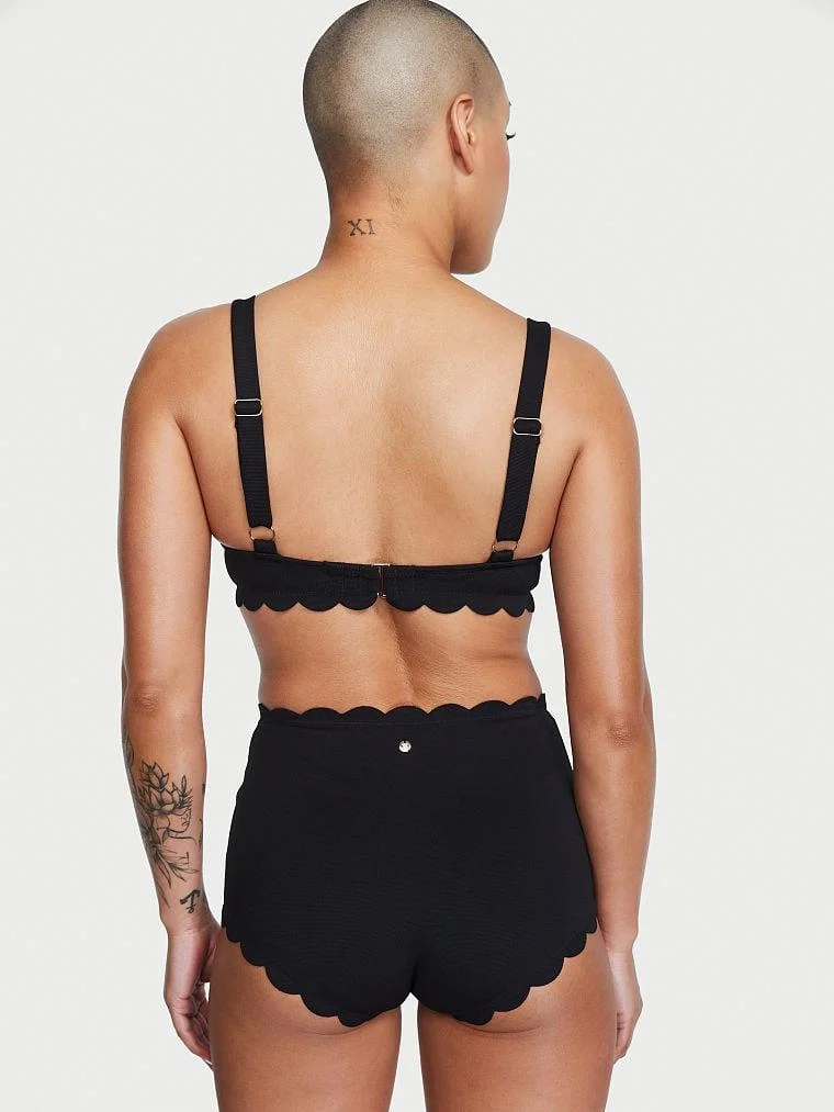Scallop Toparlayici Bikini Ustu arka görünüm