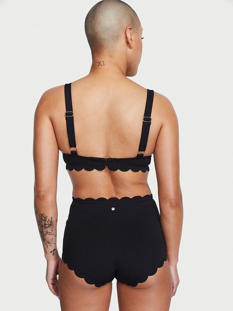 Scallop Toparlayici Bikini Ustu arka görünümü