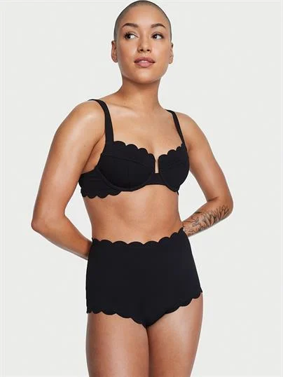 Scallop Toparlayici Bikini Ustu ön görünüm