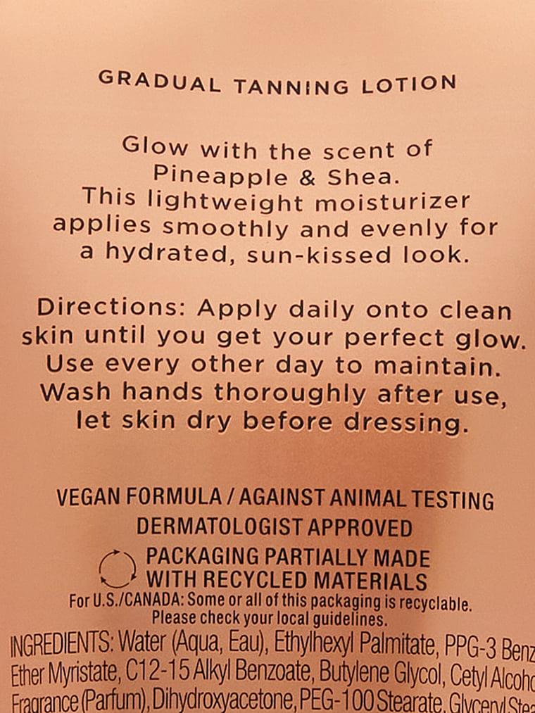 Pineapple Shea Bronzlastirici Vücut Losyonu arka görünüm