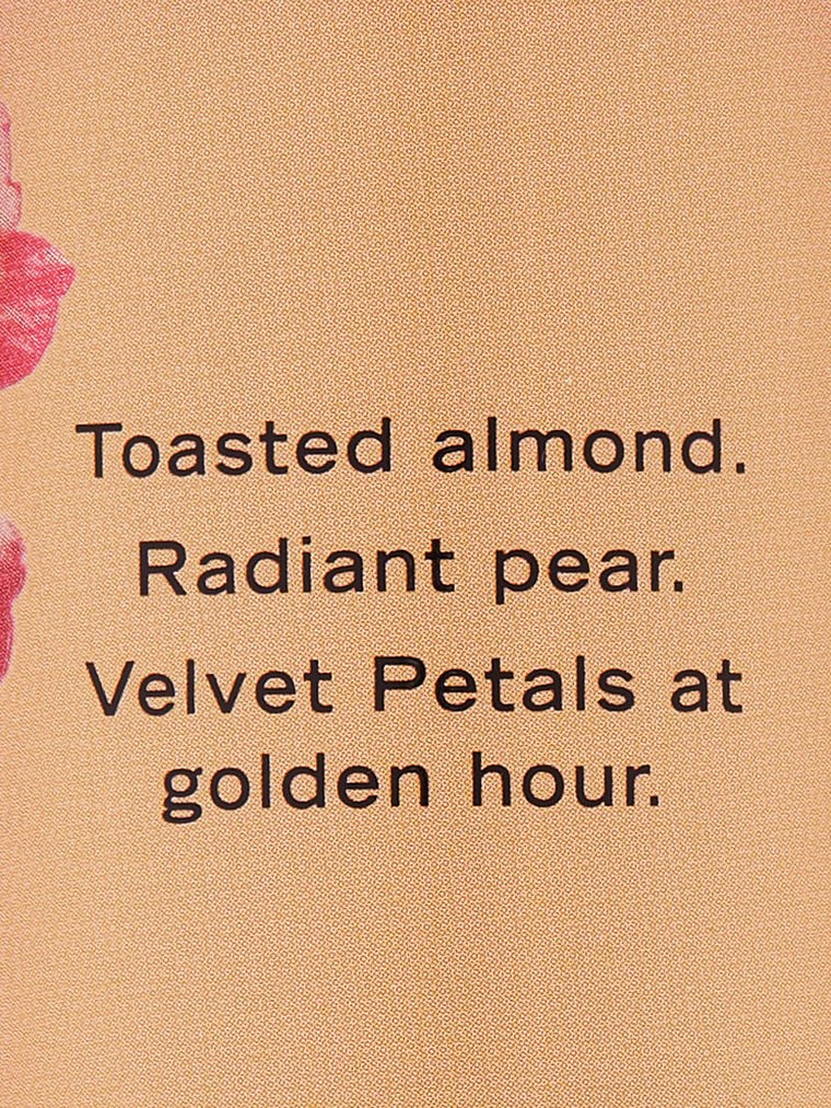 Velvet Petals Golden Vücut Spreyi arka görünümü