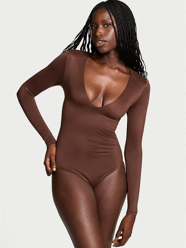 Feathersoft Bodywear V Yakali Body ön görünüm