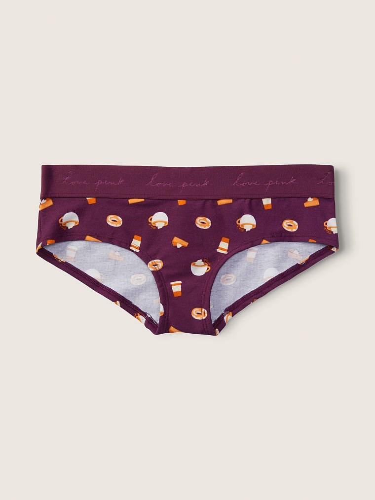 Pink Logo Hipster Ic Camasiri arka görünümü