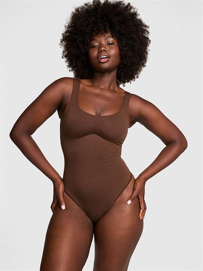 Pink Base Pamuklu Scoop Bodysuit