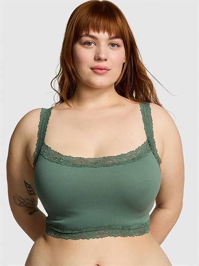 Pink Seamless Hafif Astarli Bralet ön görünüm