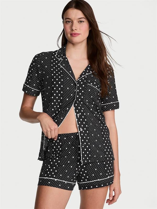 Modal Kısa Pijama Takimi ön görünüm