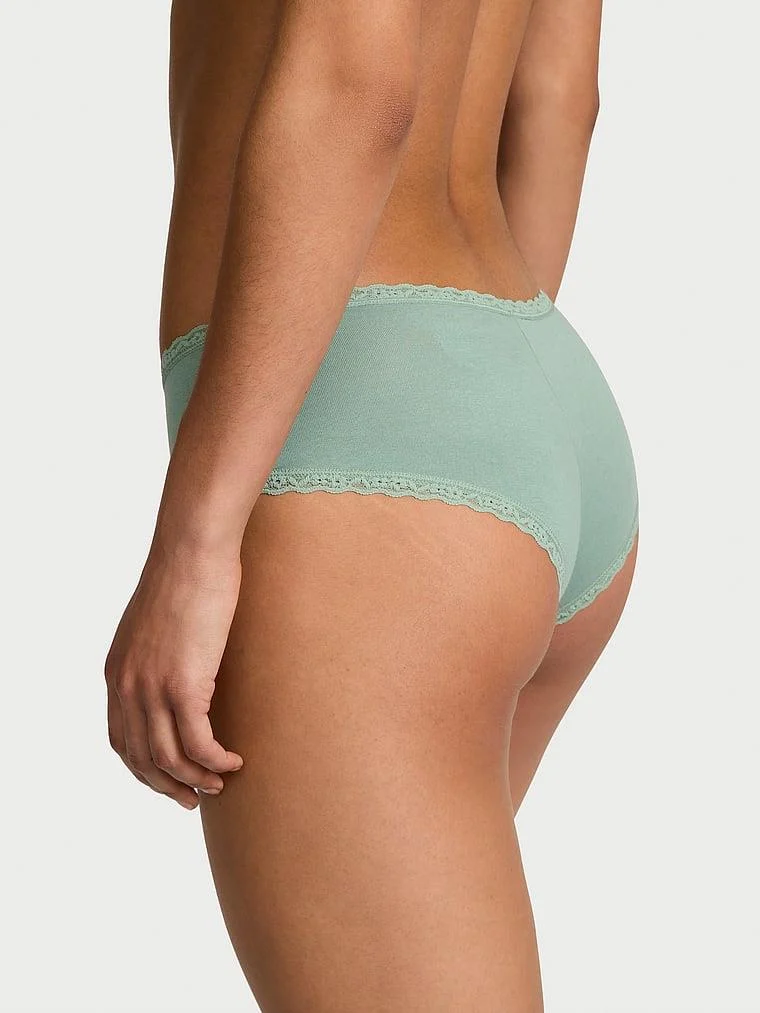 Beli Dantelli Pamuklu Cheeky Kulot arka görünüm