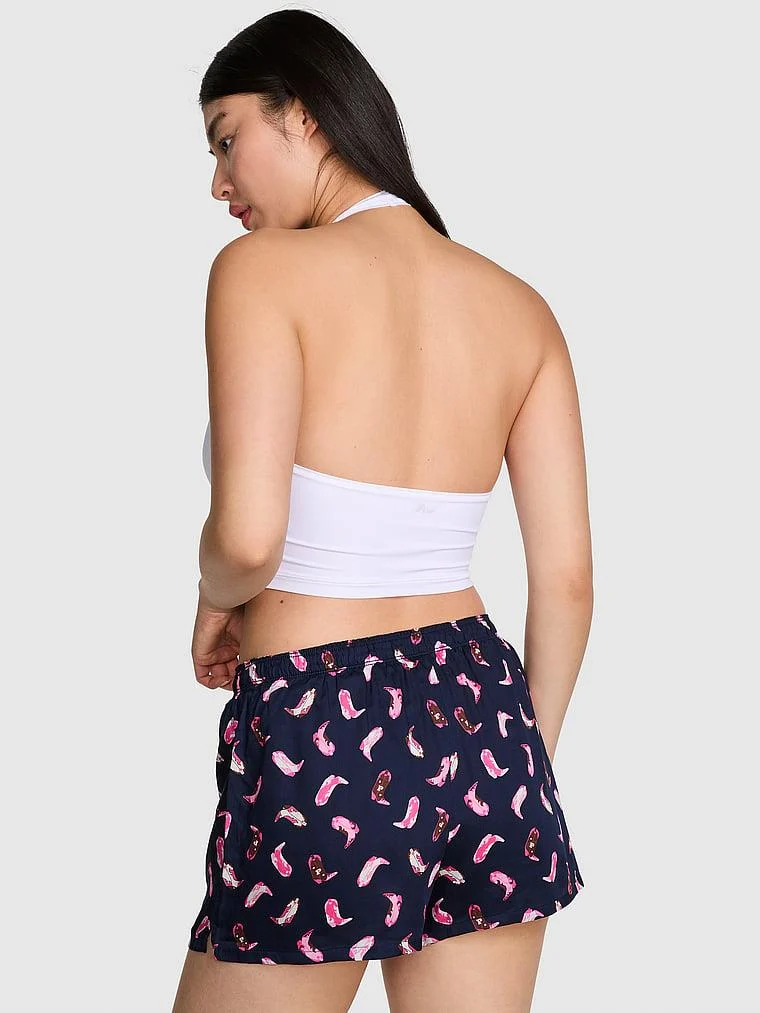 Pink Ipeksi Pijama Sortu arka görünüm
