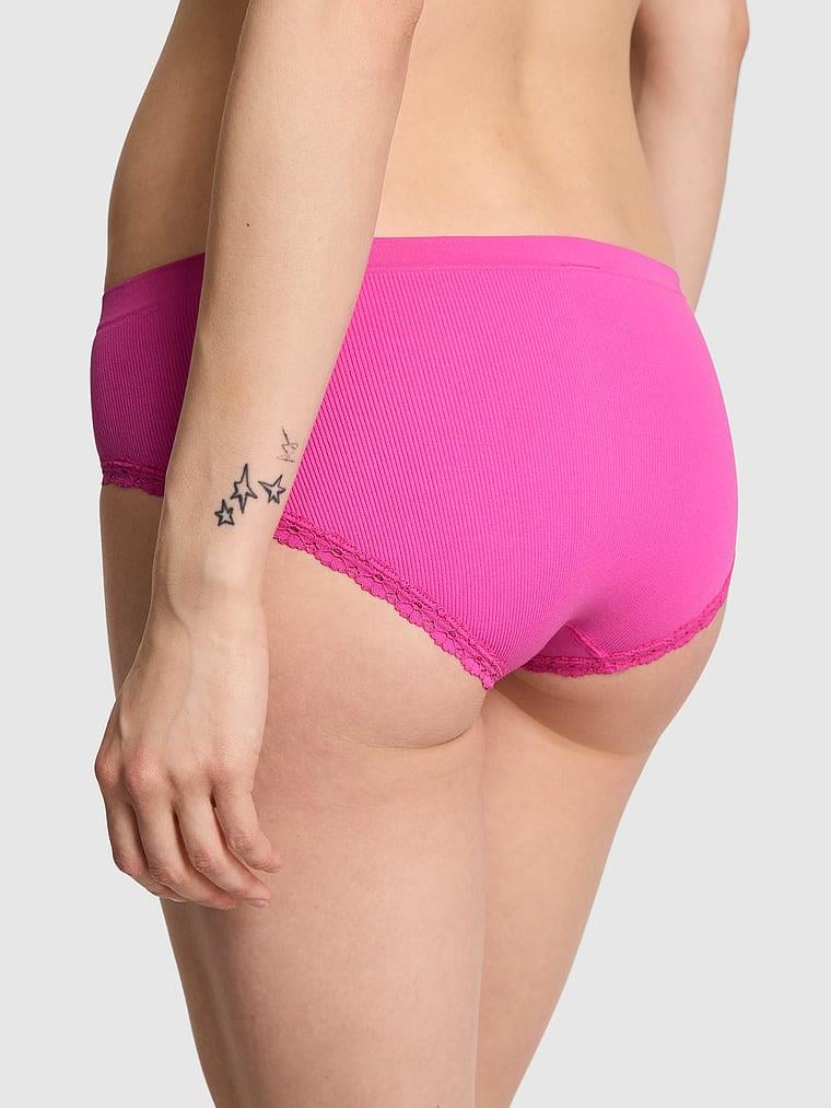 Pink Seamless Hiphugger Kulot arka görünüm
