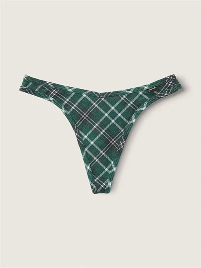 Pink Pamuk Tanga Kulot