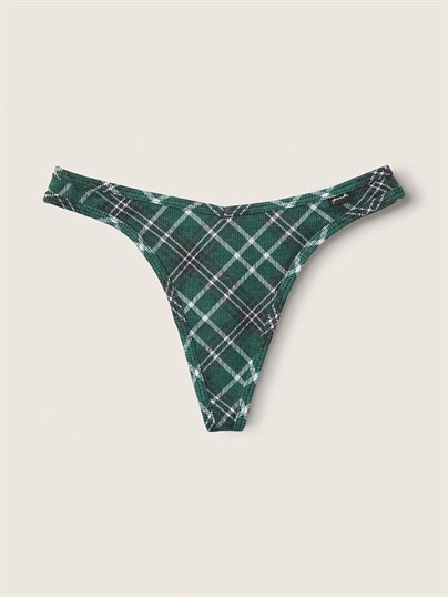 Pink Pamuk Tanga Kulot