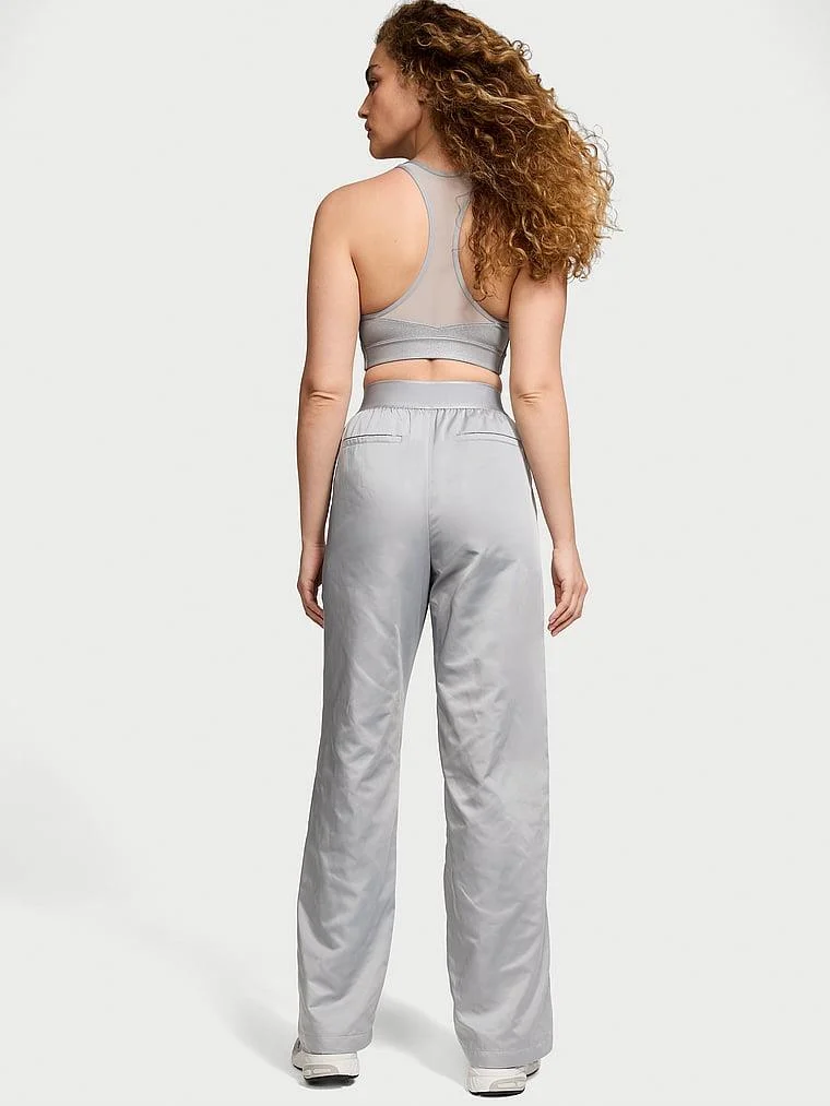 Lux Glossy Bol Paca Spor Pantolon arka görünüm