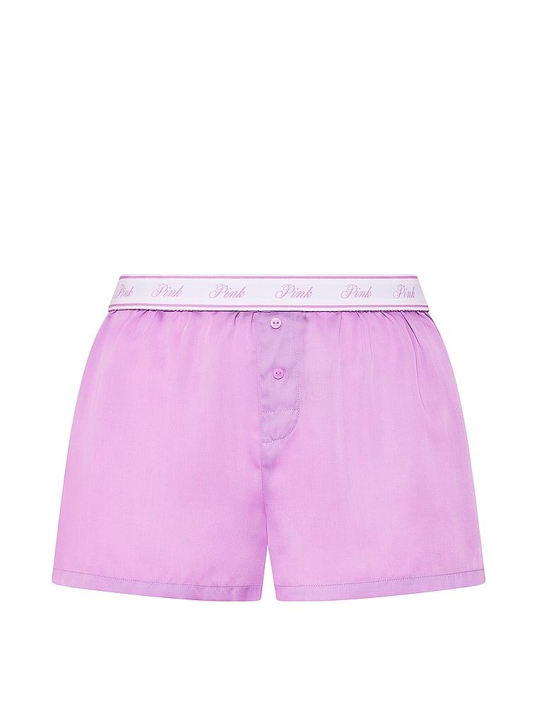 Pink Ipeksi Pijama Sortu arka görünümü